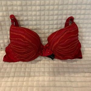 Unworn Red Pleasure State Light Push Up Bra